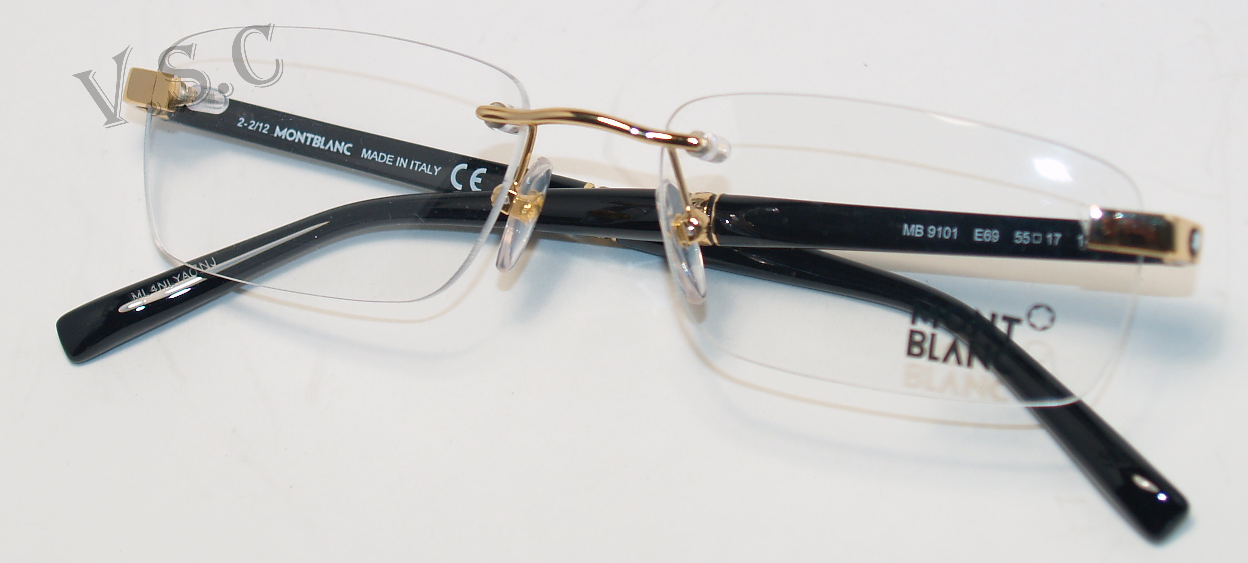 Mont Blanc Rimless Eyeglasses David Simchi Levi